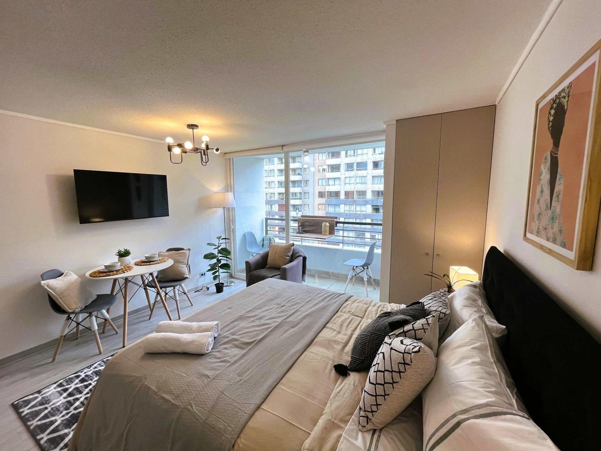 Apartamento Hom I Inmejorable 2pax Con Terraza Santiago